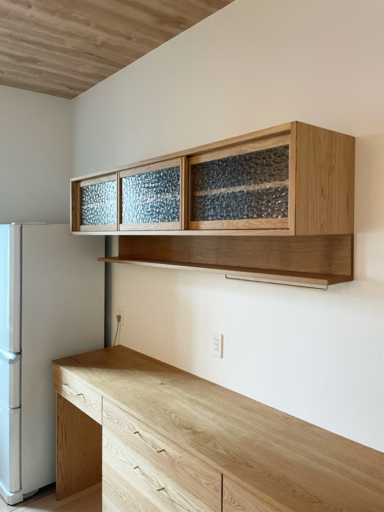 オーダー家具・オークのカップボード／関東・埼玉