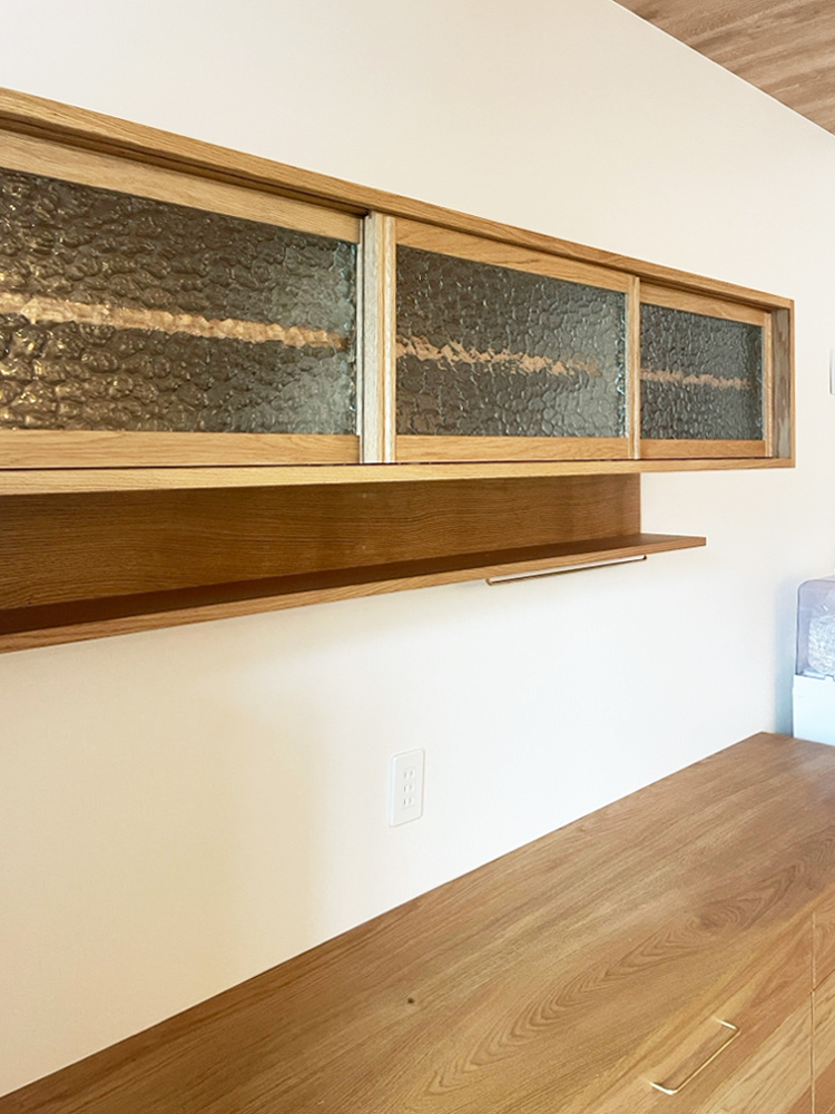 オーダー家具・オークのカップボード／関東・埼玉