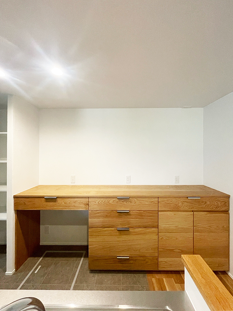 オーダー家具・オークのカップボード/東海・愛知