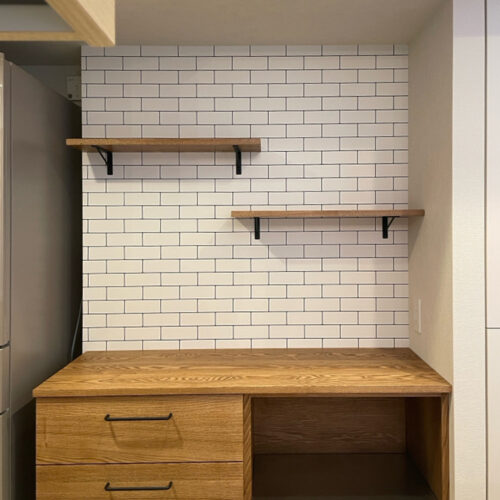 オーダー家具・オークのカップボード/関東・東京