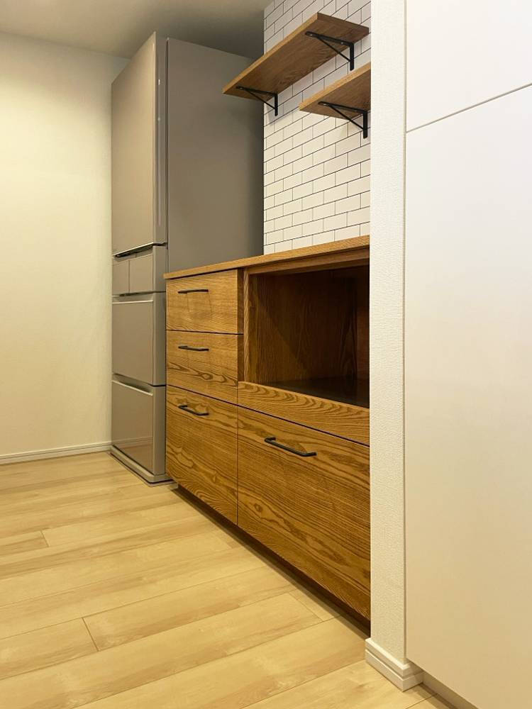 オーダー家具・オークのカップボード／関東・東京