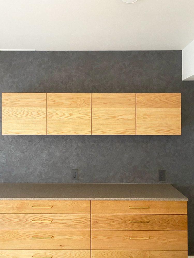 オーダー家具・オークのカップボード／関東・埼玉