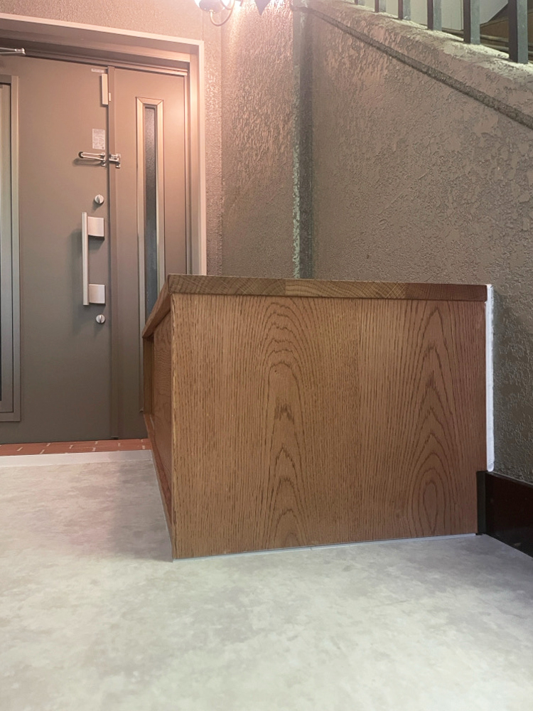 オーダー家具・チェリーの玄関収納／関東・静岡