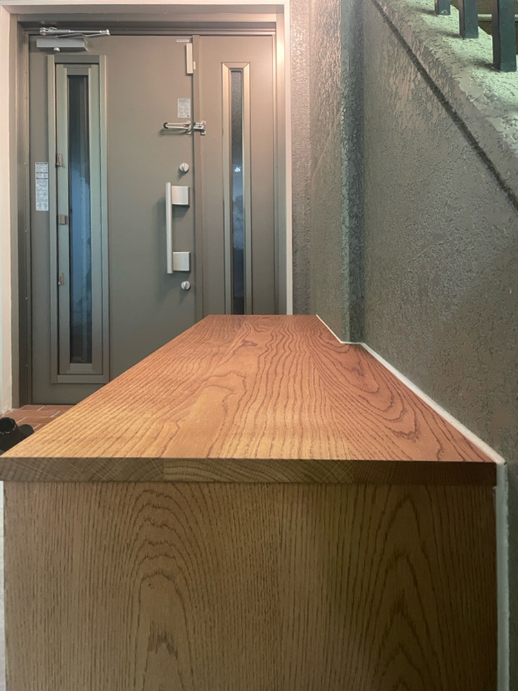 オーダー家具・チェリーの玄関収納／関東・静岡