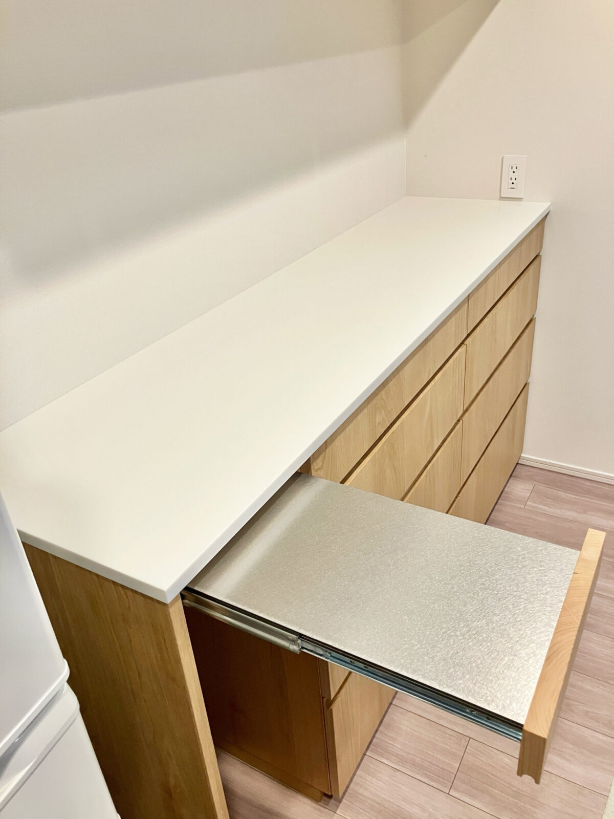 オーダー家具・クリ＆メラミンのカップボード／関西・大阪