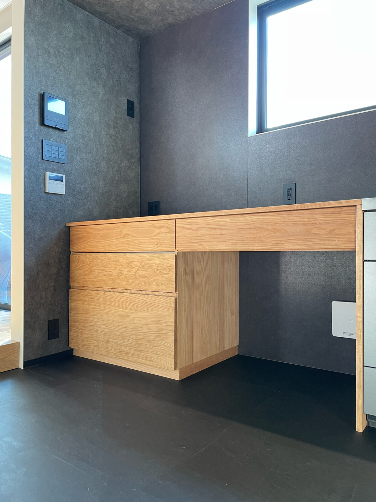 オーダー家具・オークのカップボード／関東・千葉