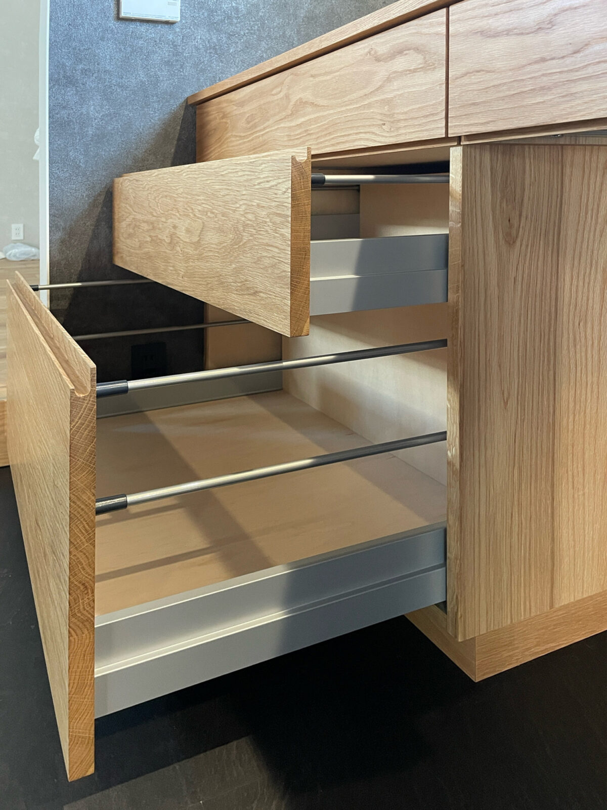 オーダー家具・オークのカップボード／関東・千葉