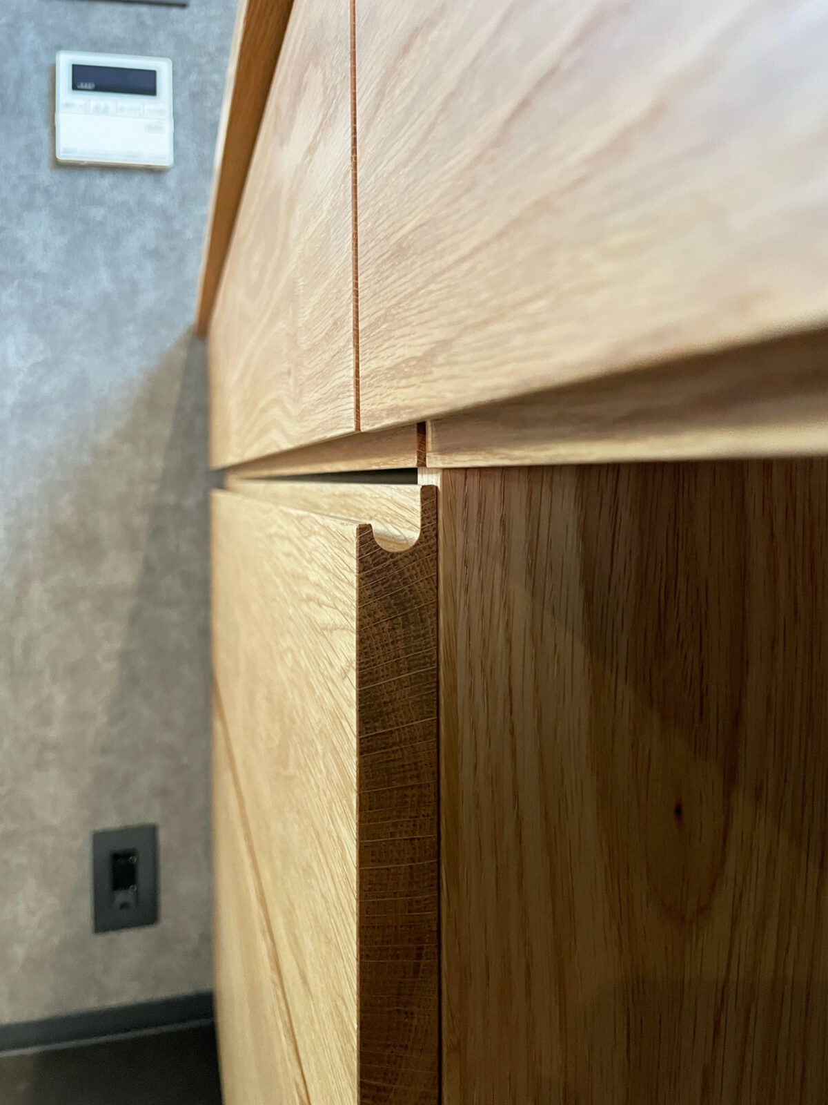 オーダー家具・オークのカップボード／関東・千葉