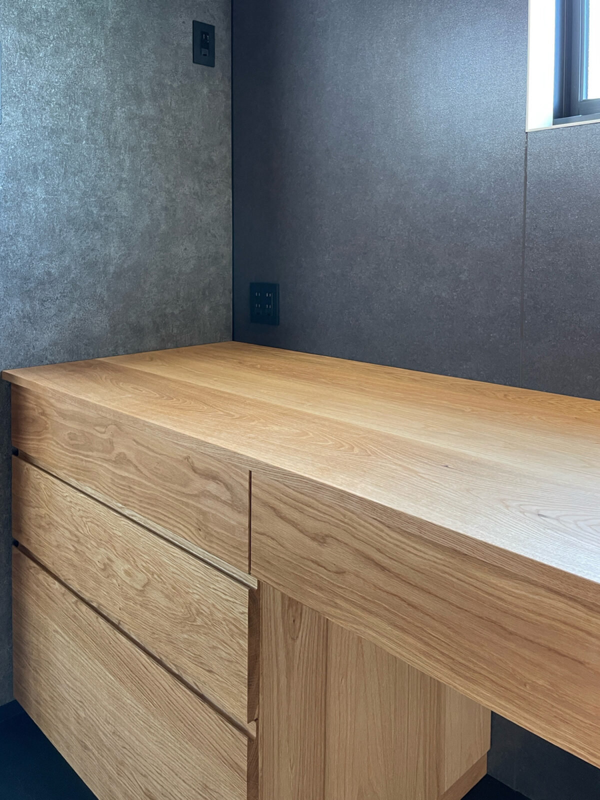 オーダー家具・オークのカップボード／関東・千葉