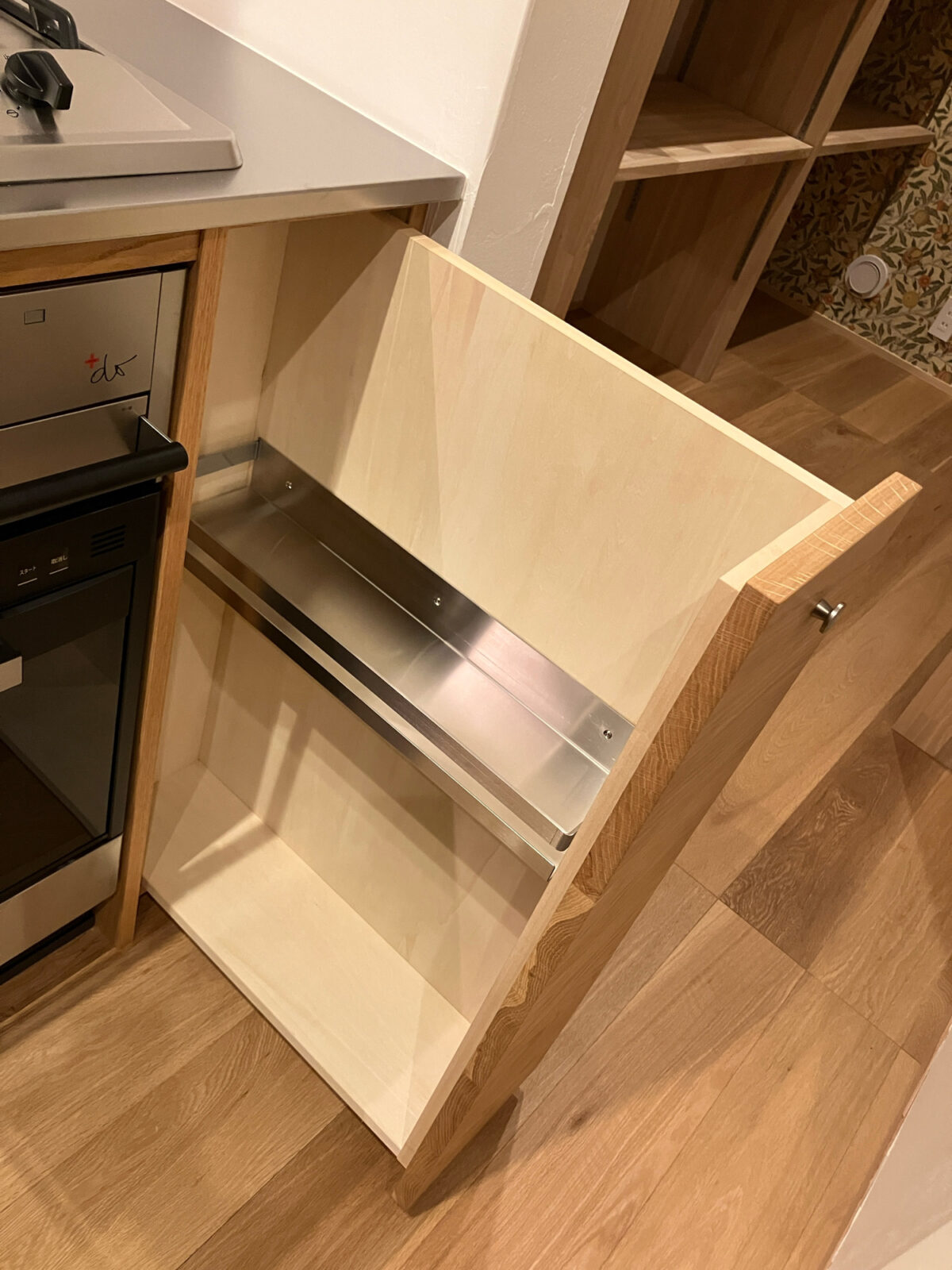 オーダーキッチン・スパイスラック・フットスイッチ／関西・奈良