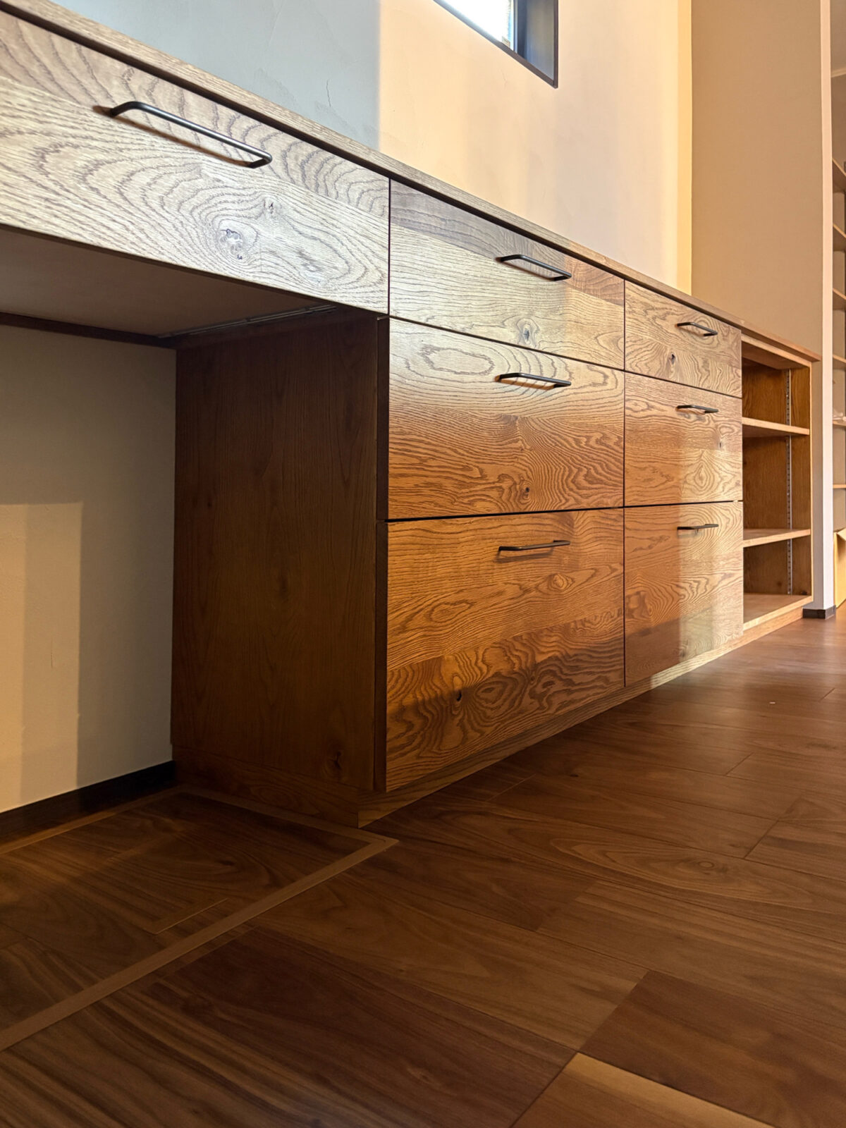 オーダー家具・オークのカップボード／関東・千葉