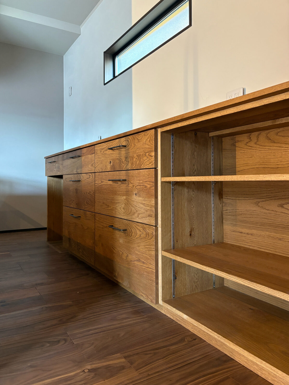 オーダー家具・オークのカップボード／関東・千葉