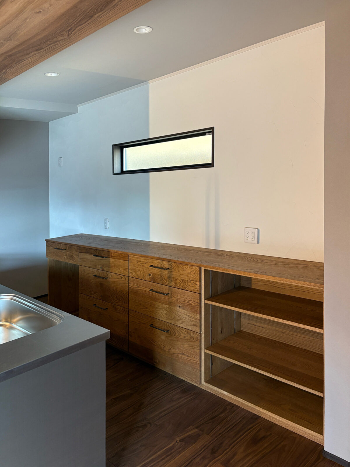 オーダー家具・オークのカップボード／関東・千葉