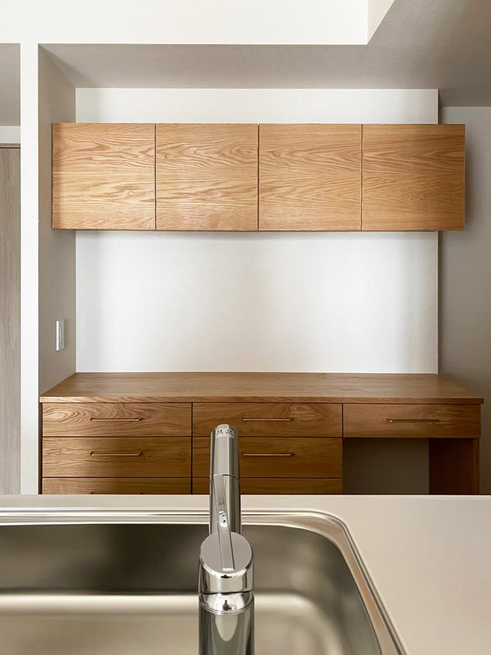 オーダー家具・オークのカップボード/関東・千葉