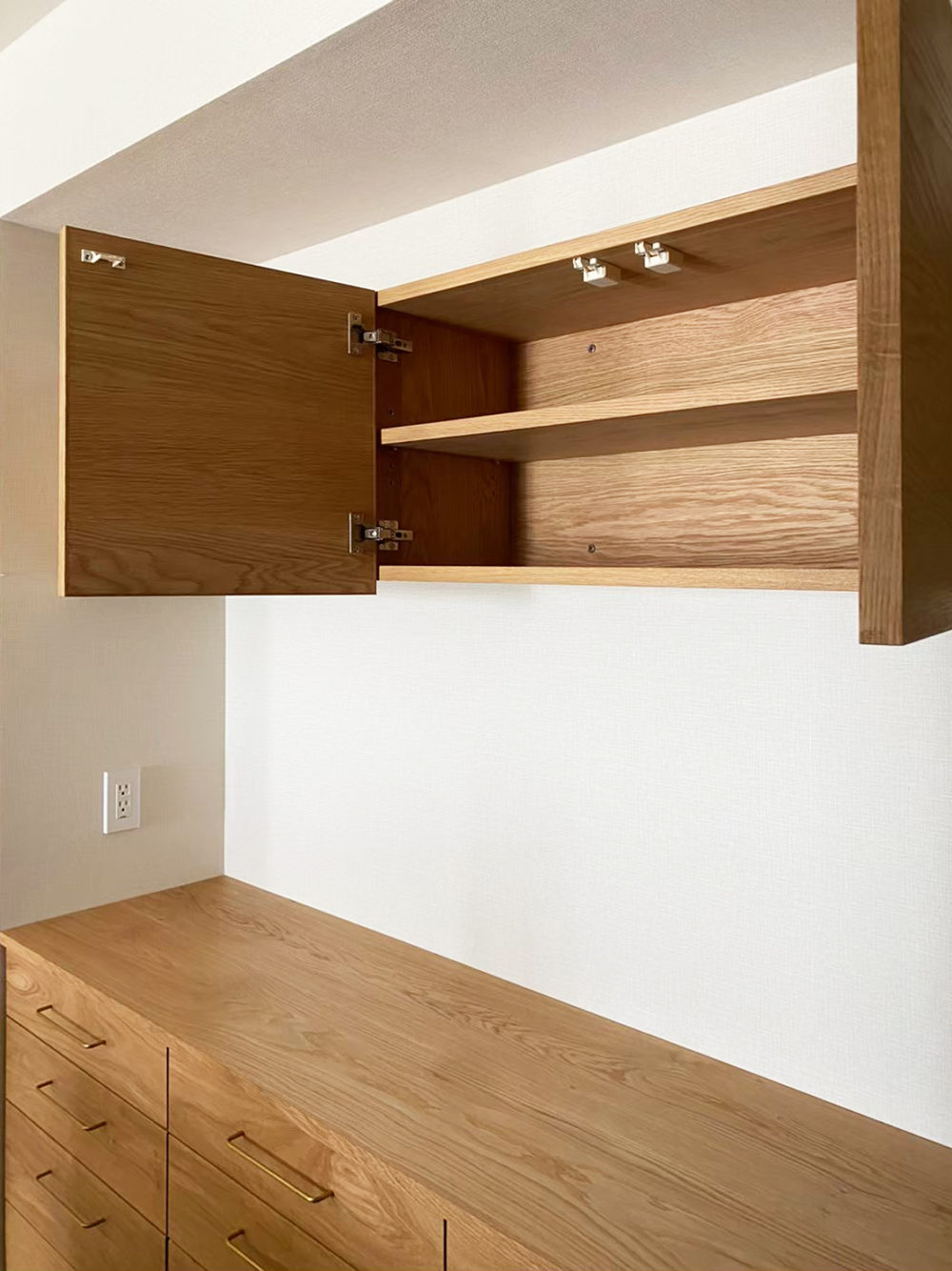 オーダー家具・オークのカップボード/関東・千葉