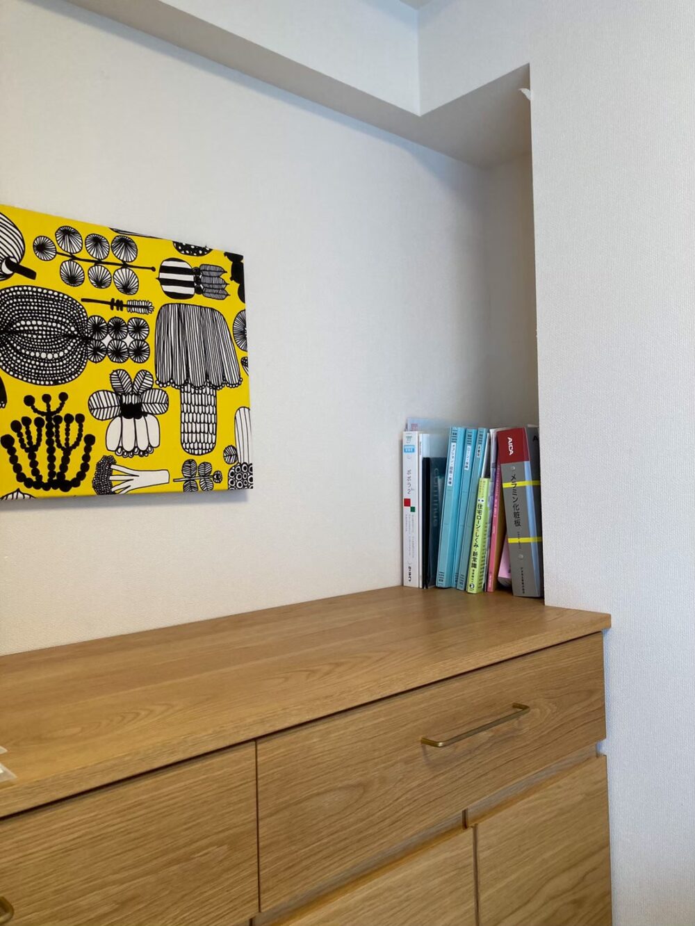 オーダー家具・オークのリビング収納／関西・大阪