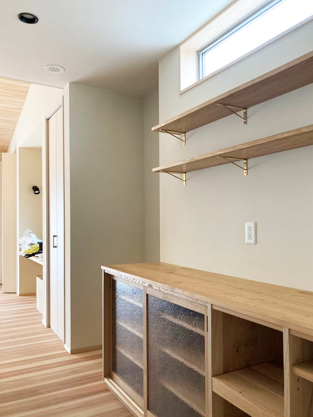 オーダー家具・クリのカップボード／関西・奈良