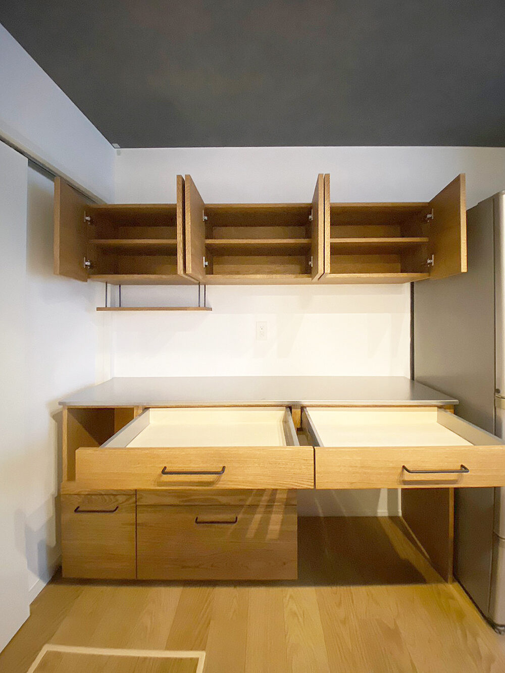 オーダー家具・オークのカップボード／関東・埼玉