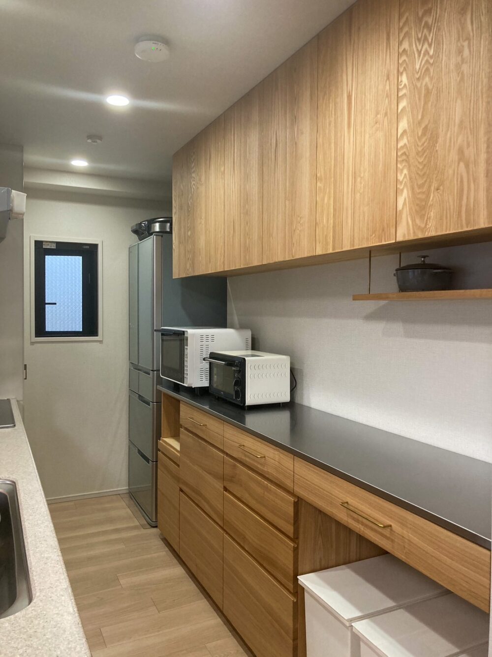 オーダー家具・タモのカップボード/関西・兵庫