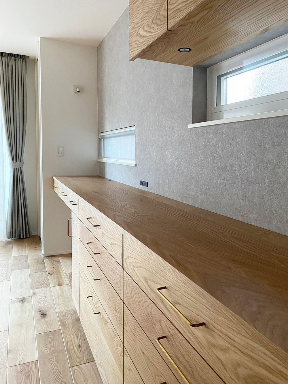 オーダー家具・オークのカップボード/関東・神奈川