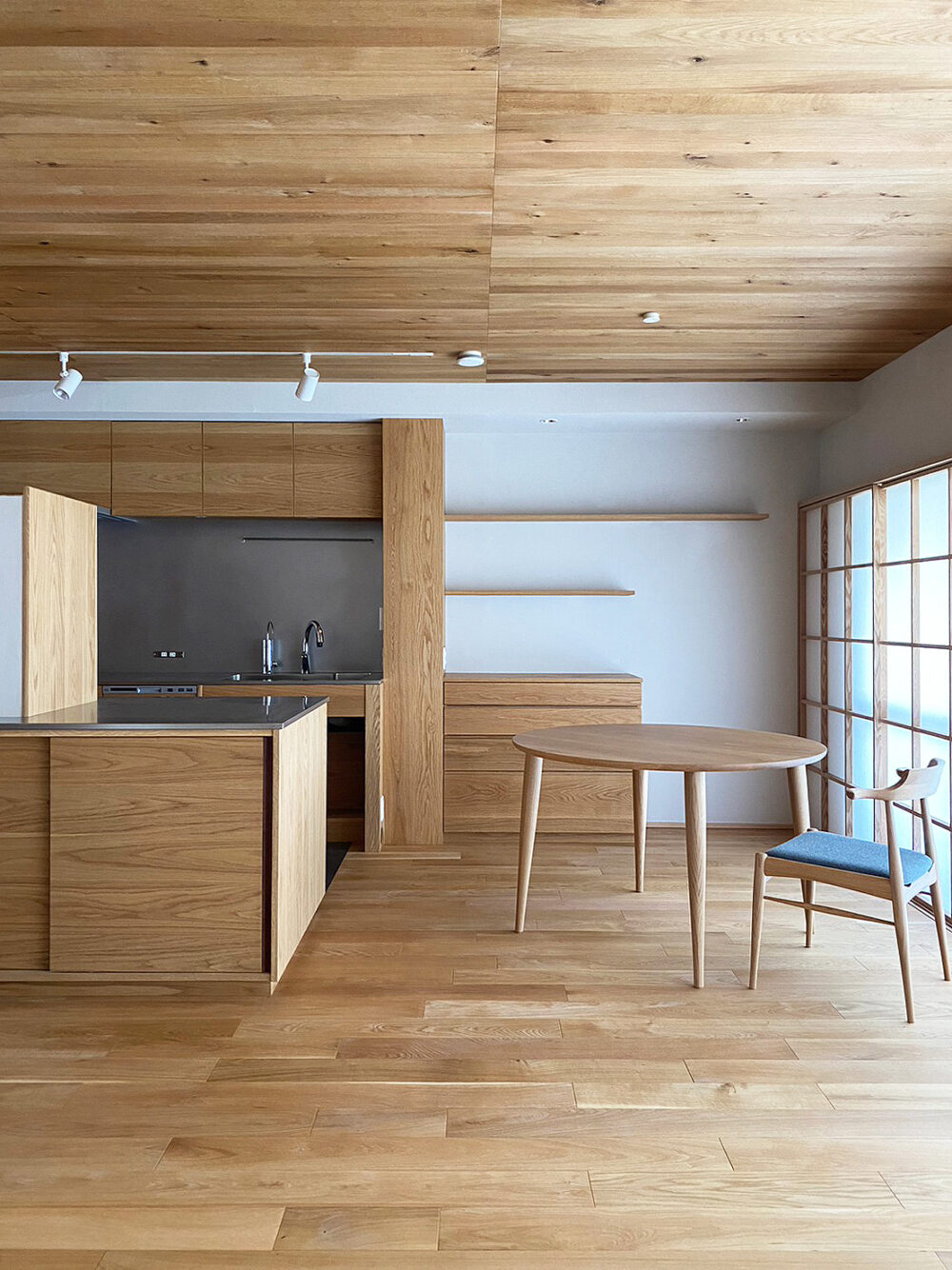 オーダー家具・丸テーブル、椅子・oguma設計室／関西・兵庫