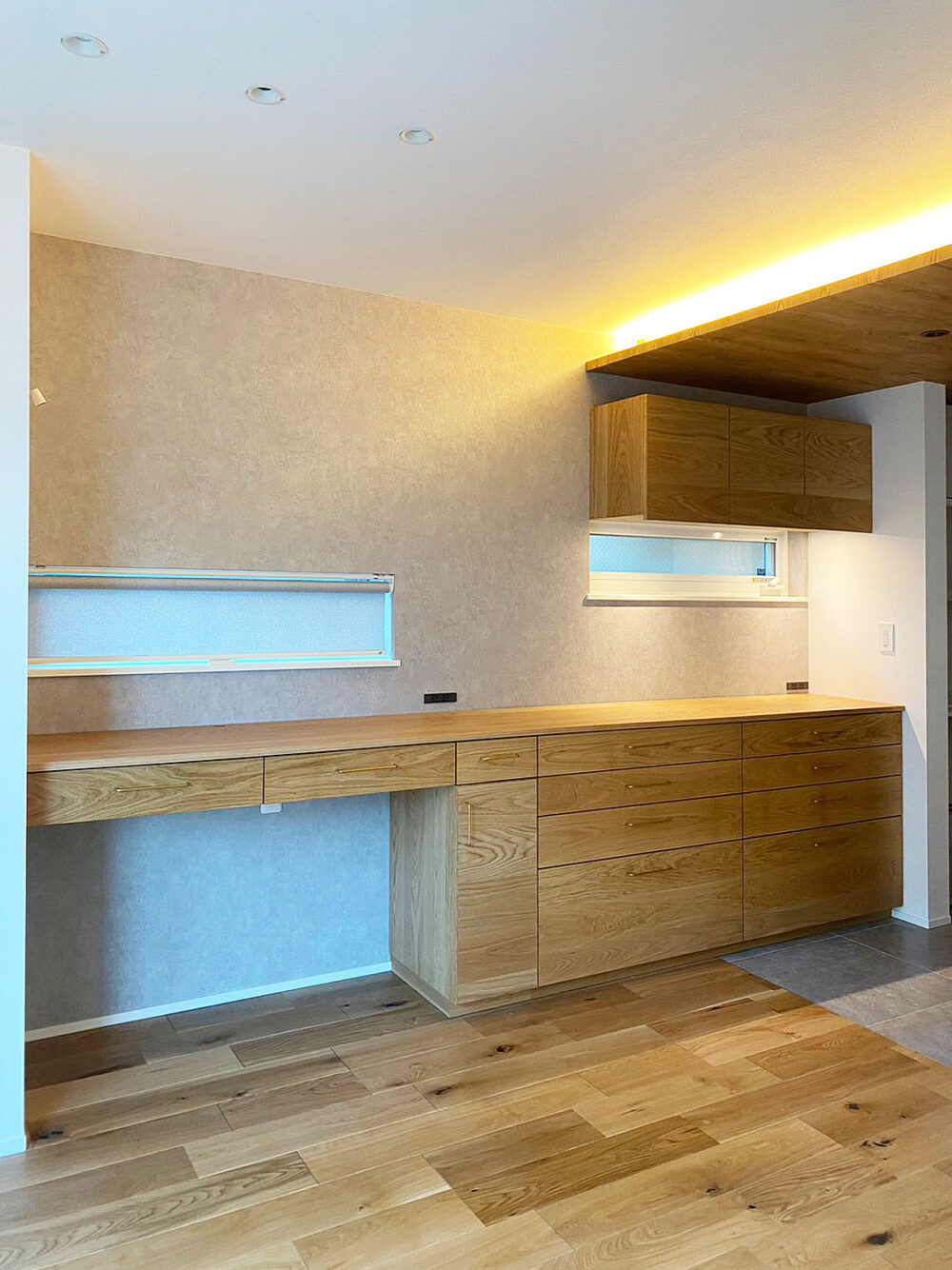 オーダー家具・オークのカップボード/関東・神奈川