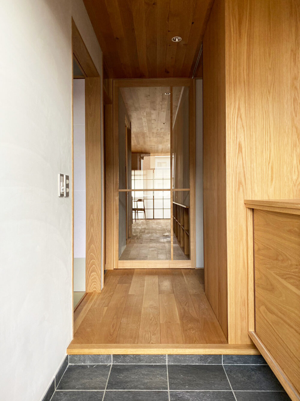 オーダー家具・玄関収納、引き戸・oguma設計室／関西・兵庫