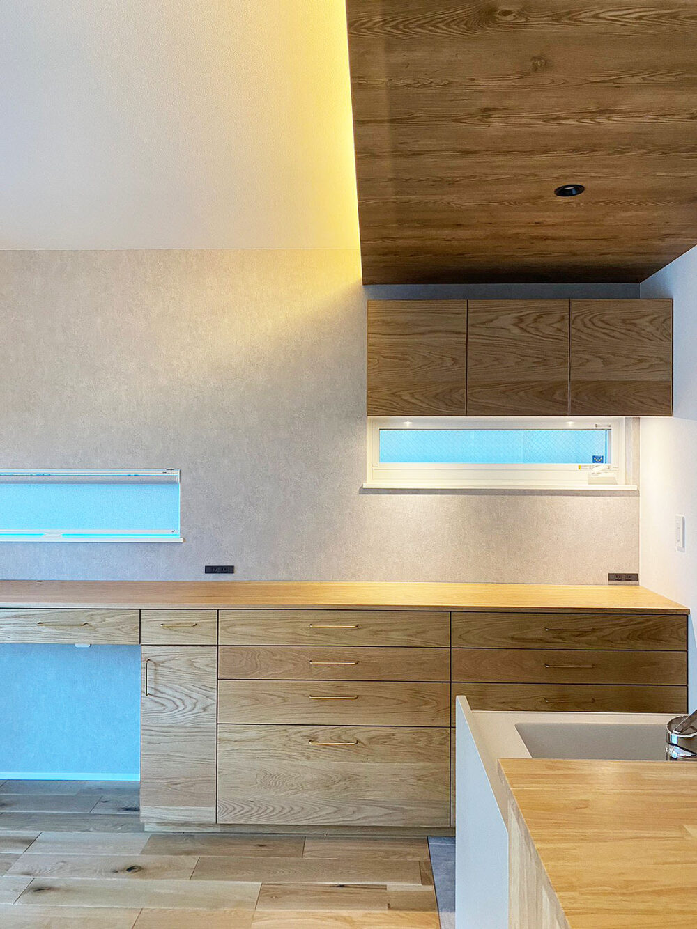 オーダー家具・オークのカップボード/関東・神奈川