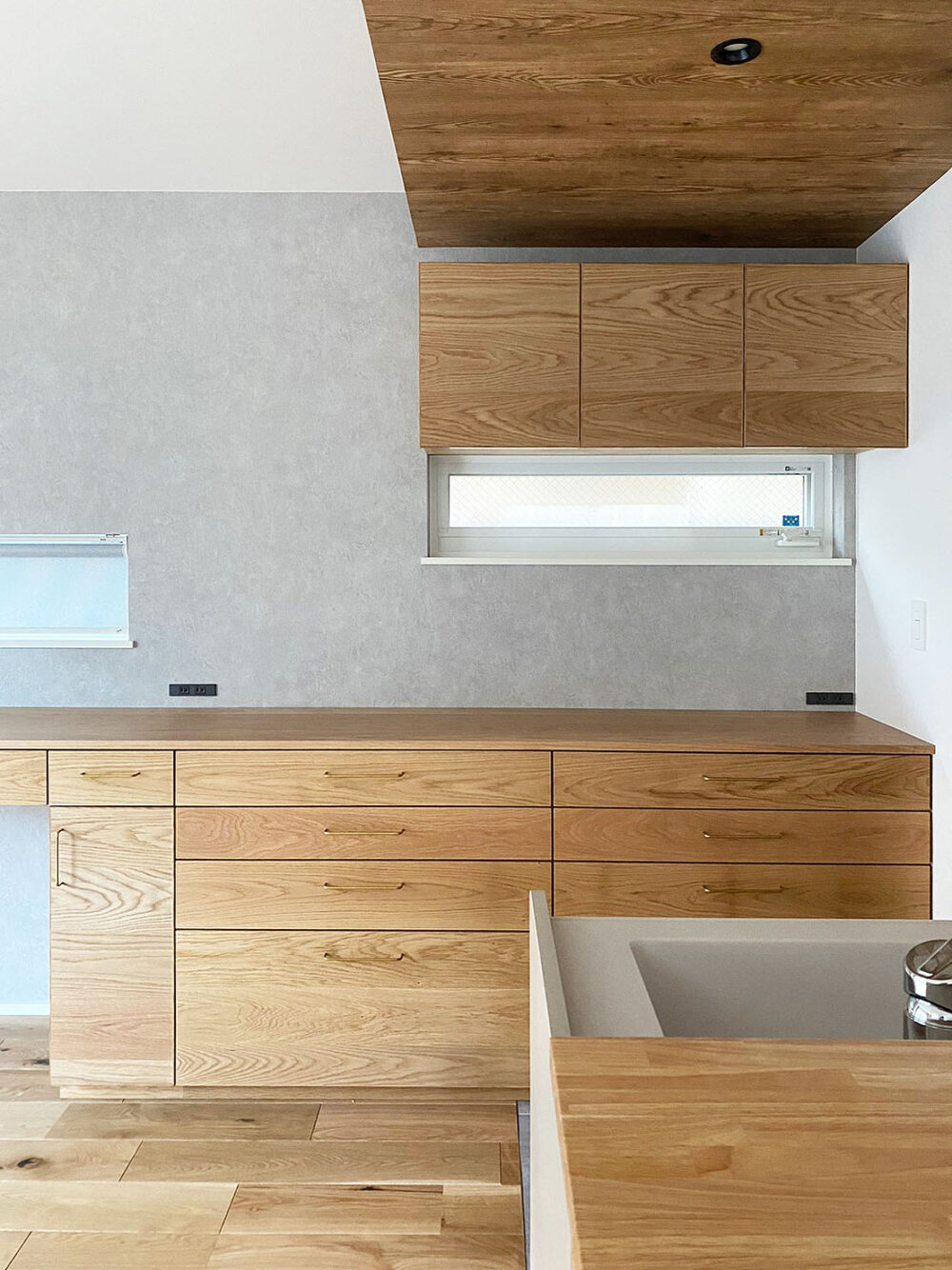 オーダー家具・オークのカップボード/関東・神奈川