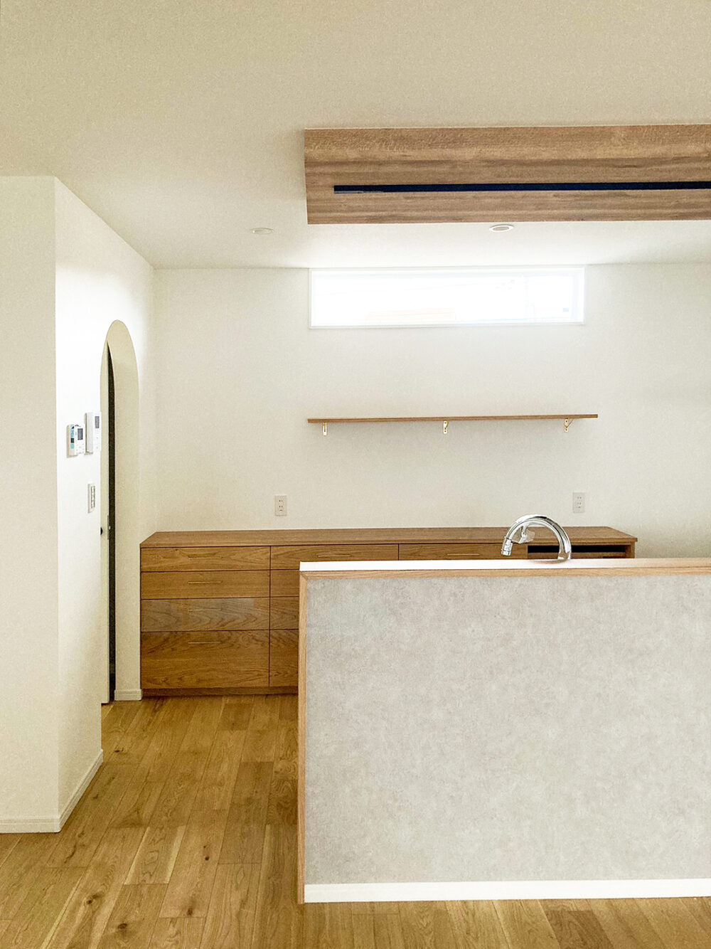 オーダー家具・オークのカップボード／関西・奈良