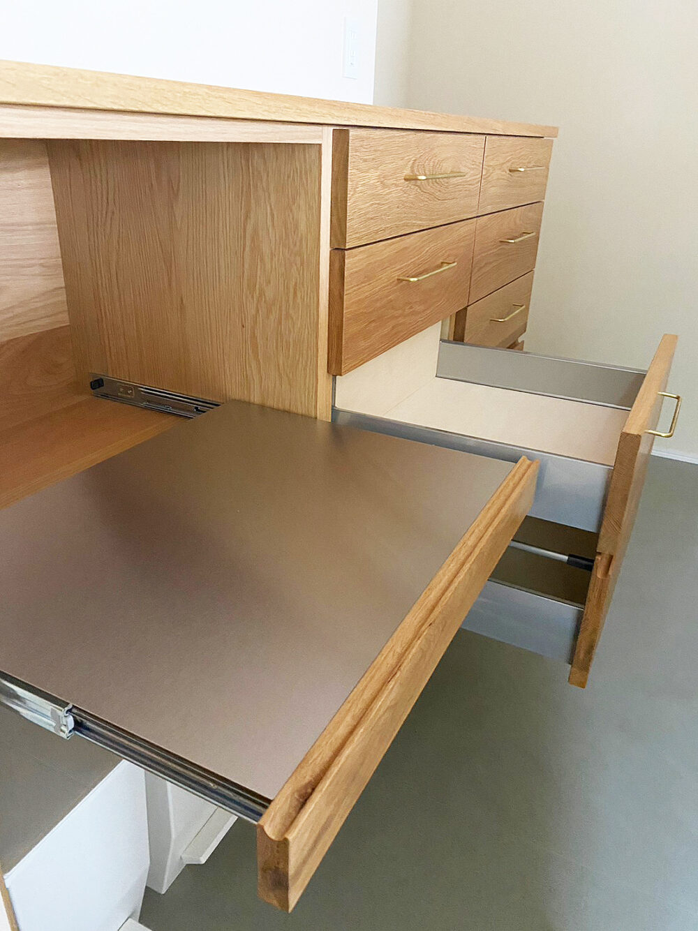 オーダー家具・オークのカップボード／関東・神奈川