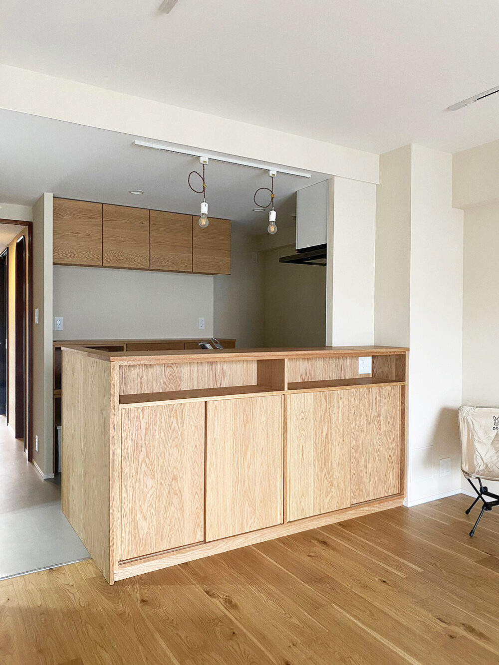 オーダー家具・オークのカップボード／関東・神奈川