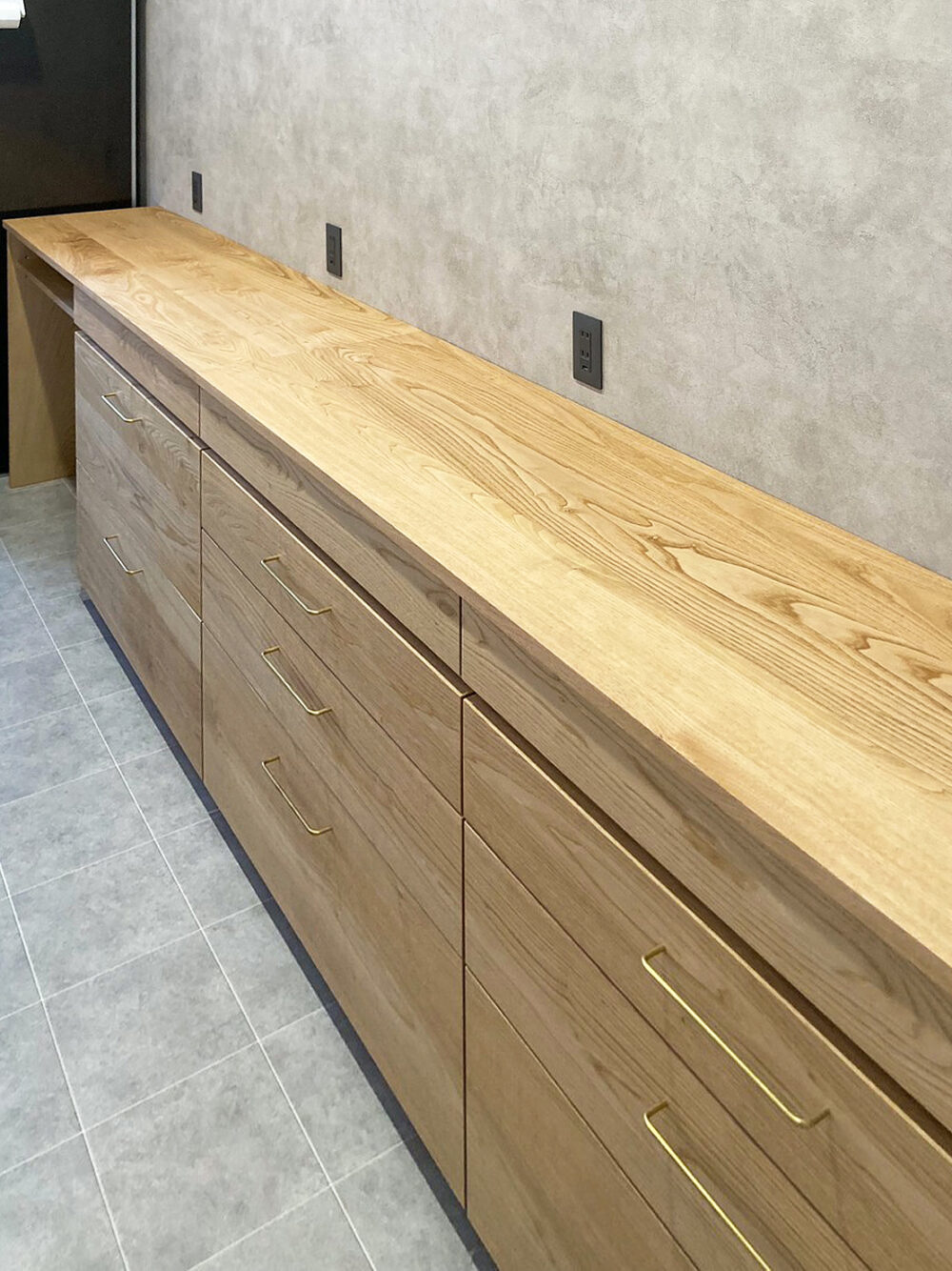 オーダー家具・クリのカップボード／関西・大阪