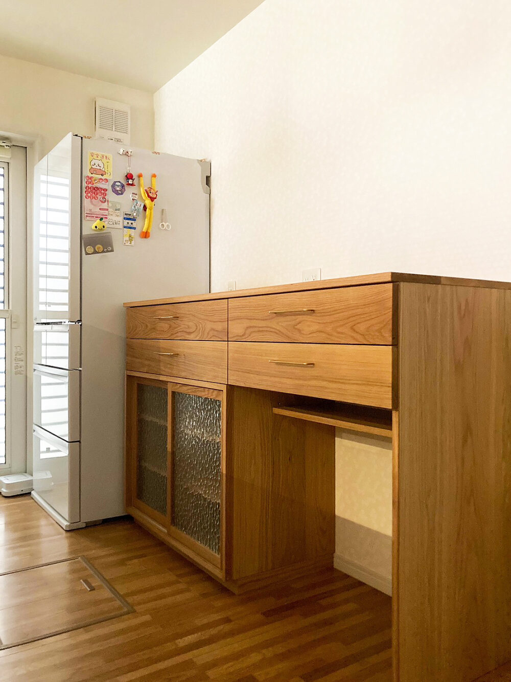 オーダー家具・オークのカップボード／関西・京都