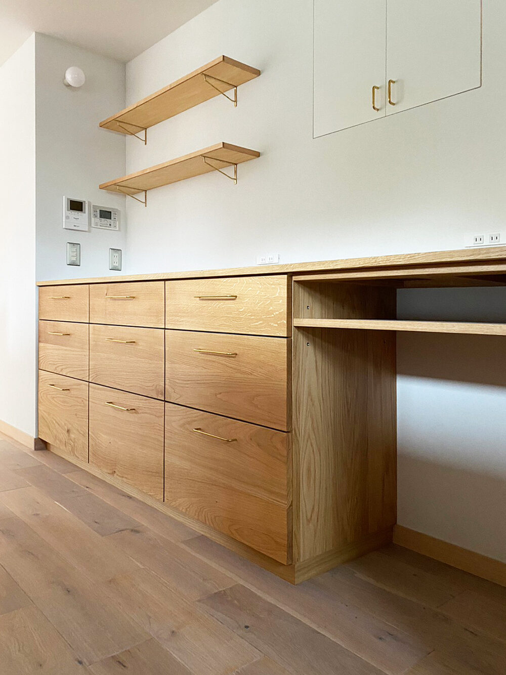 オーダー家具・オークのカップボード／東海・愛知