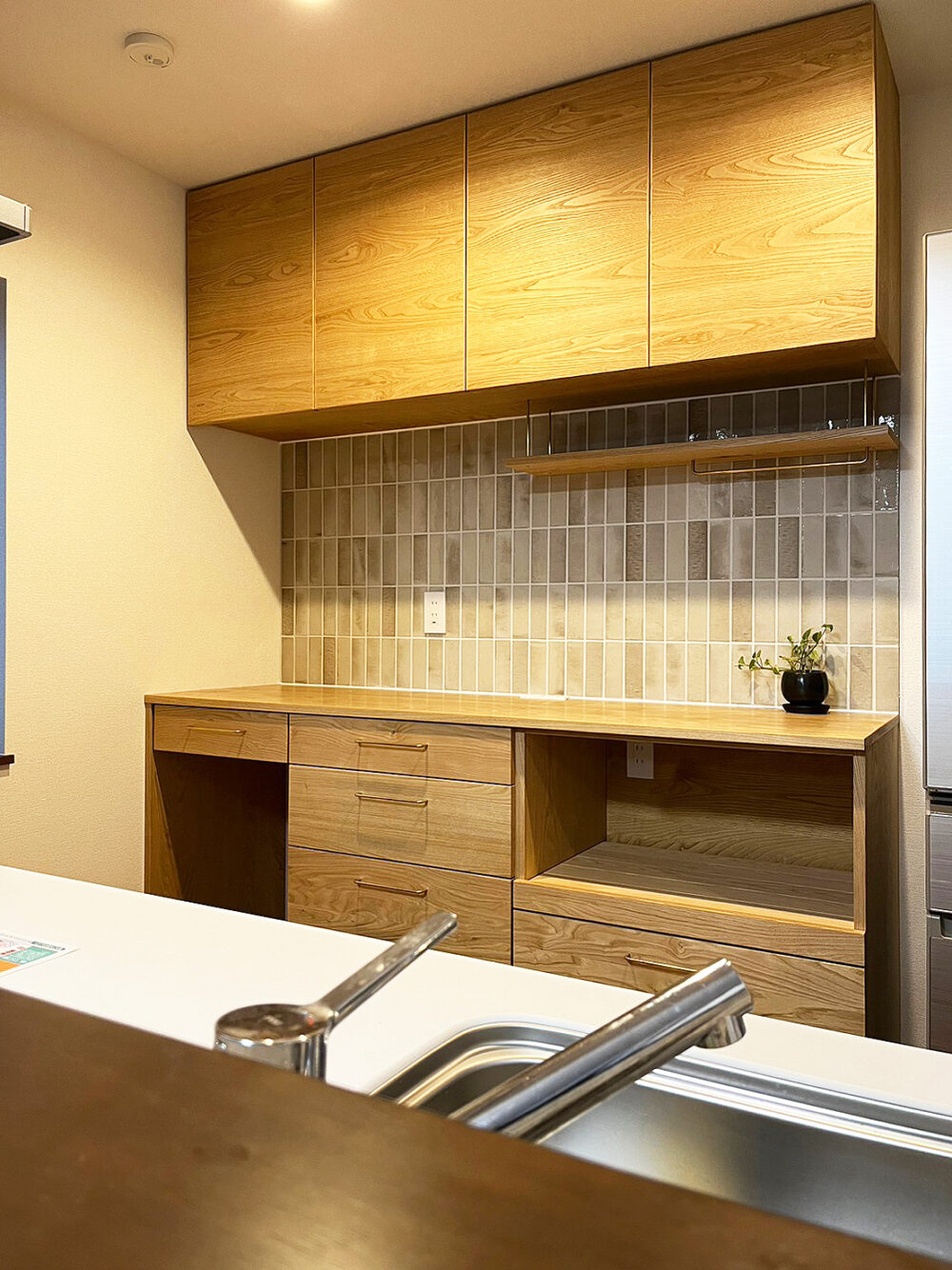 オーダー家具・クリのカップボード／関東・神奈川県