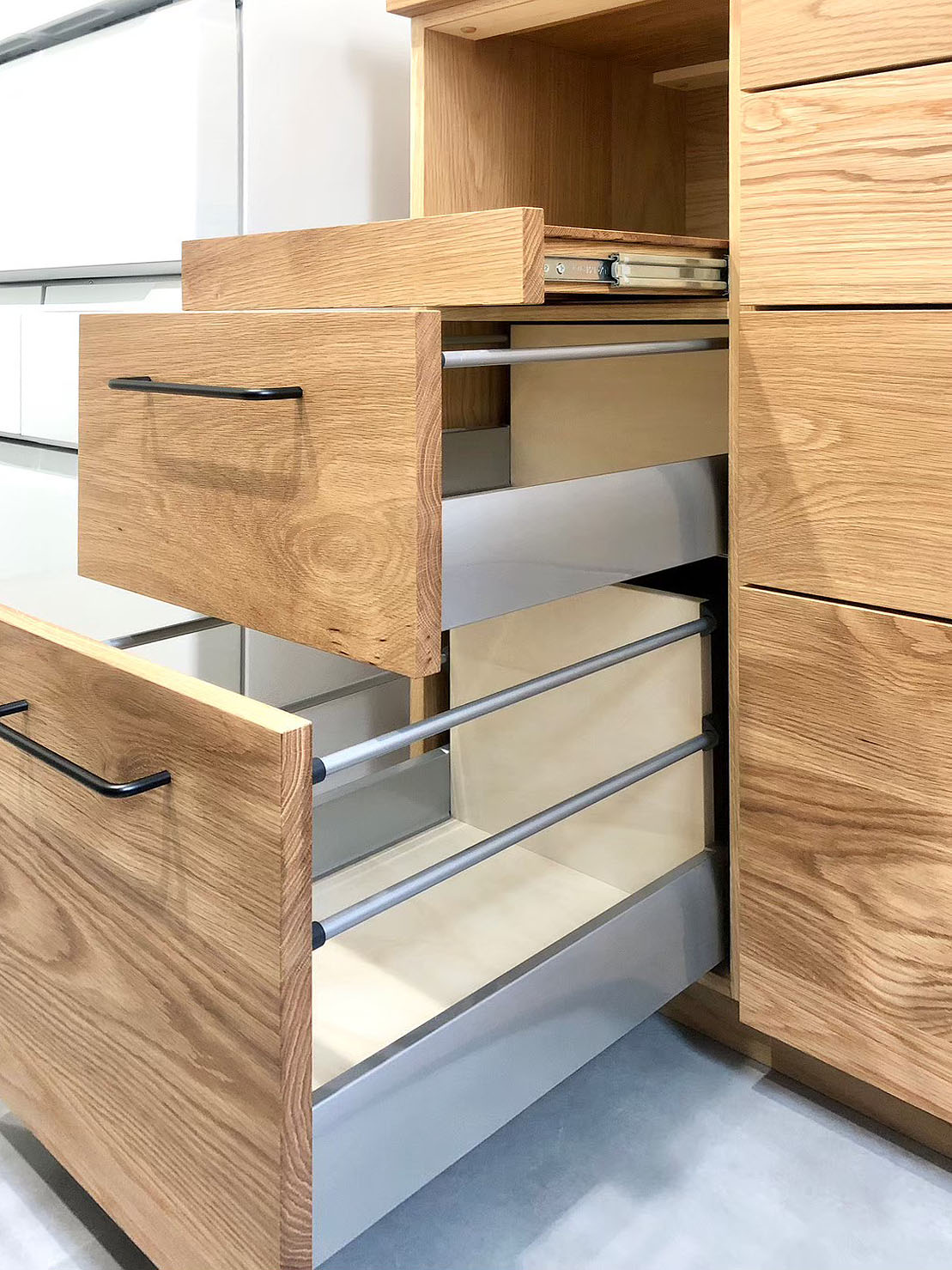 オーダー家具・オークのカップボード／関西・兵庫