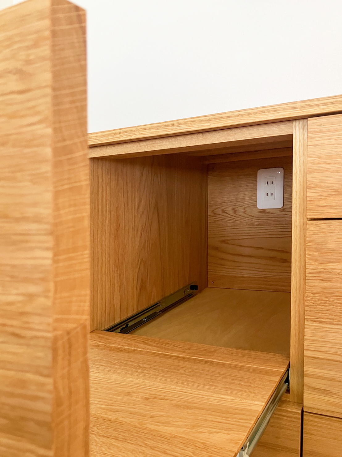 オーダー家具・オークのカップボード