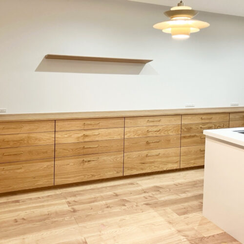 オーダー家具・オークのカップボード/関西・大阪