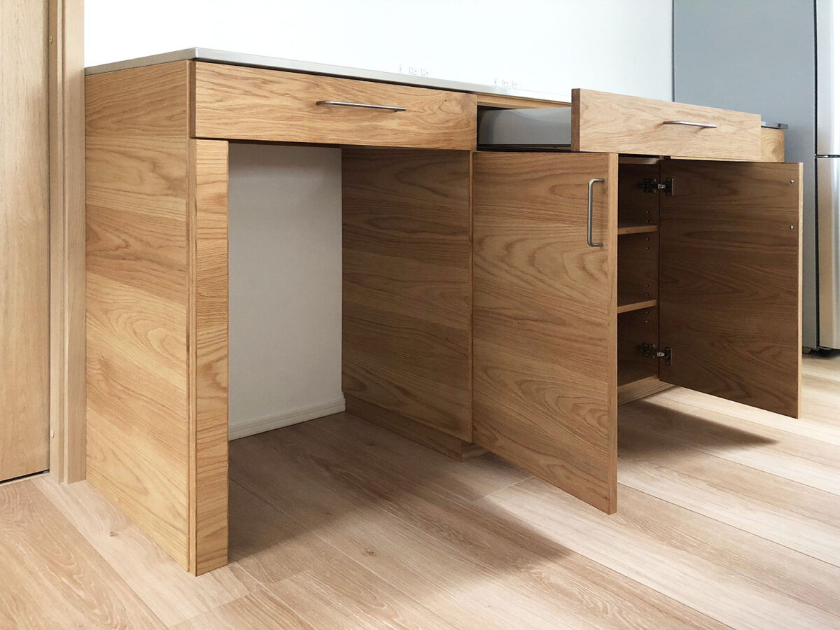 オーダー家具・オークのカップボード／関西・大阪