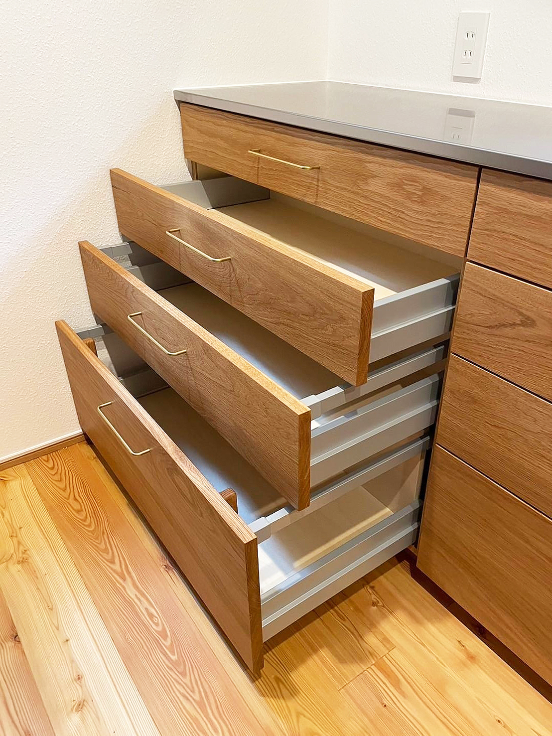 オーダー家具・オークのカップボード／関東・東京