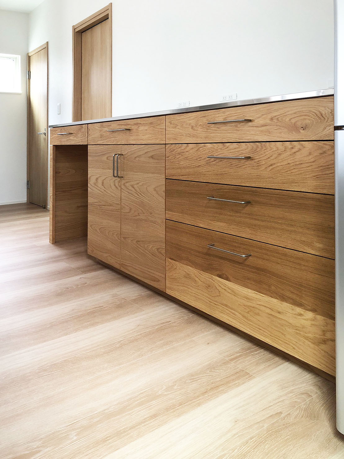 オーダー家具・オークのカップボード／関西・大阪