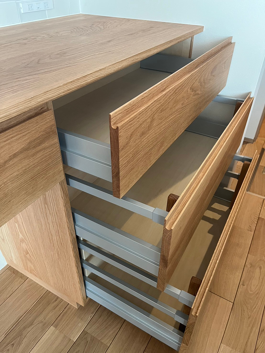 オーダー家具・オークのカップボード／東海・三重