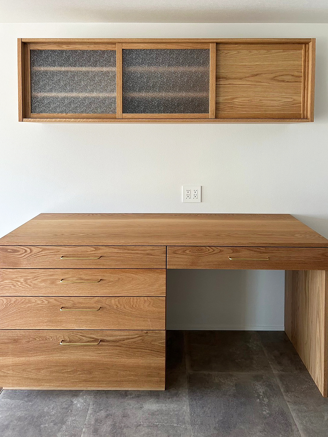 オーダー家具・オークのカップボード／関西・大阪