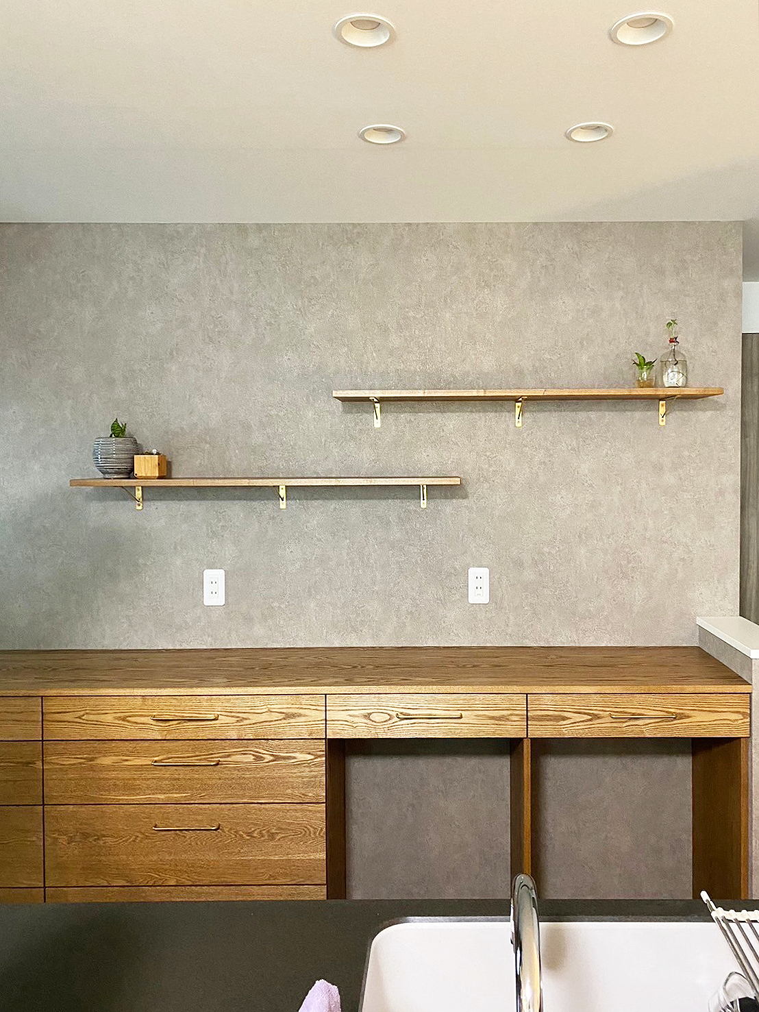 オーダー家具・タモのカップボード/関東・埼玉