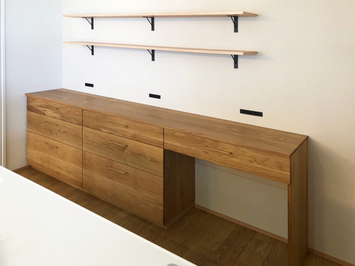 オーダー家具・オークのカップボード/関西・兵庫