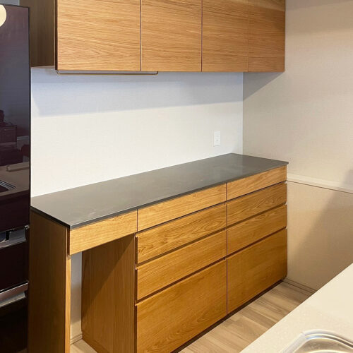 オーダー家具・オークのカップボード／関東・埼玉