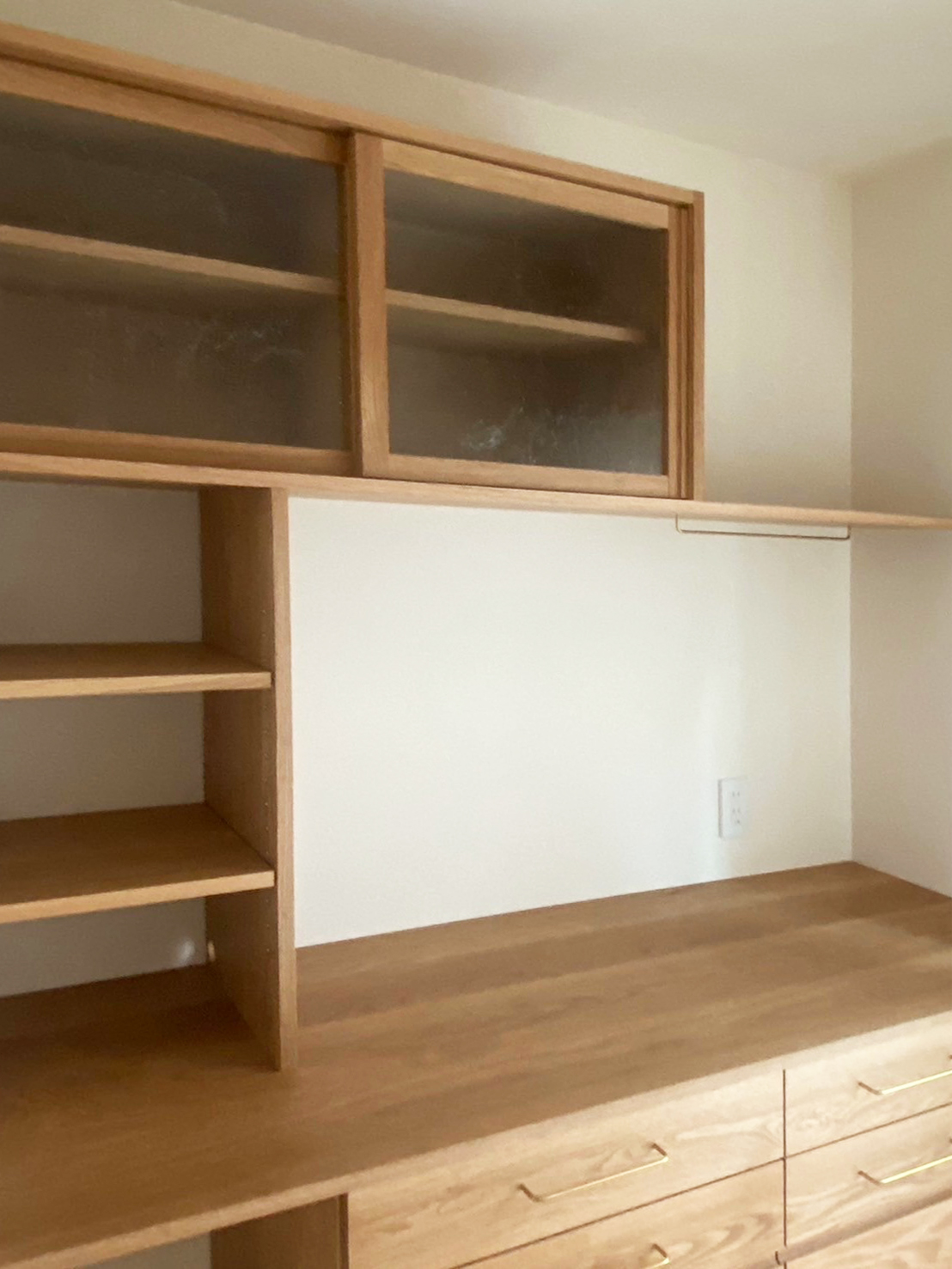 オーダー家具・オークのカップボード／関東・千葉