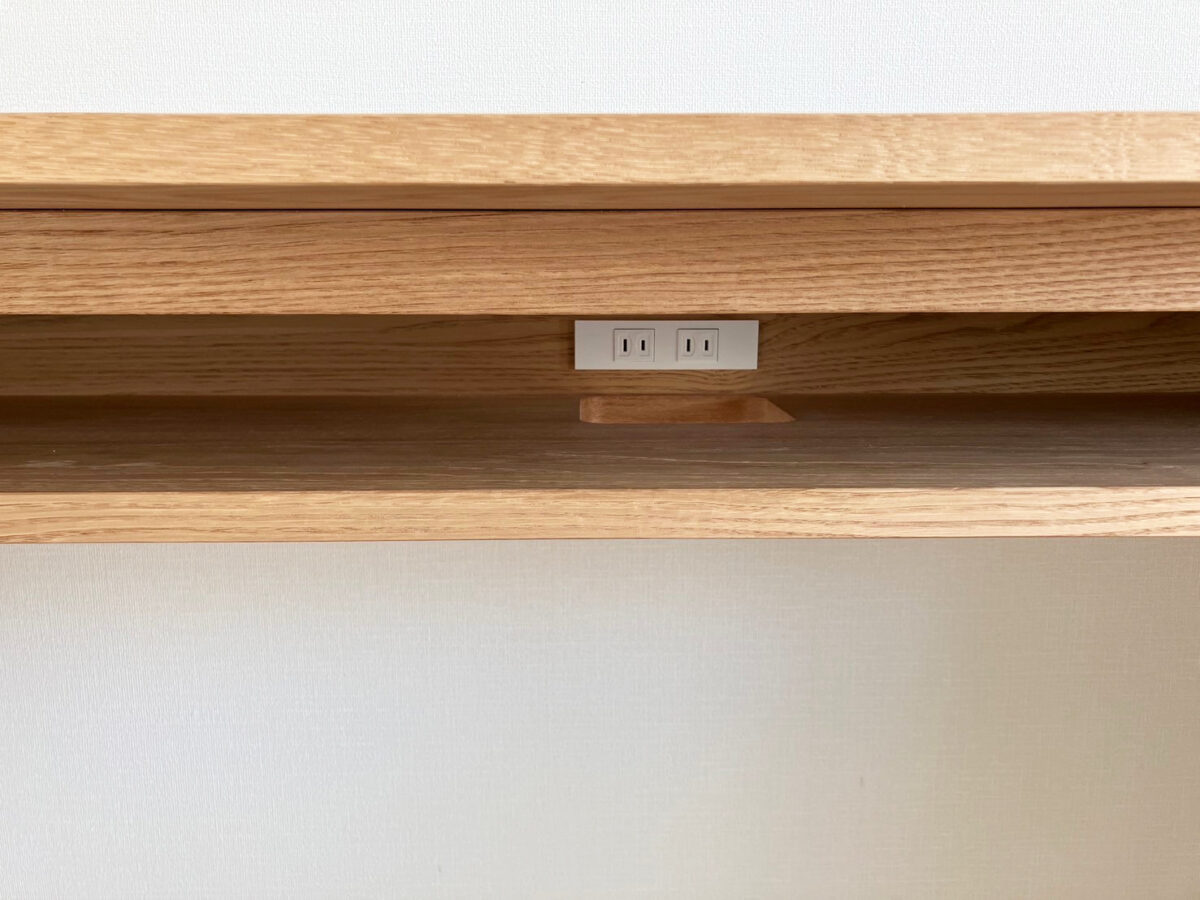 オーダー家具・クリのデスク・飾り棚／関西・大阪