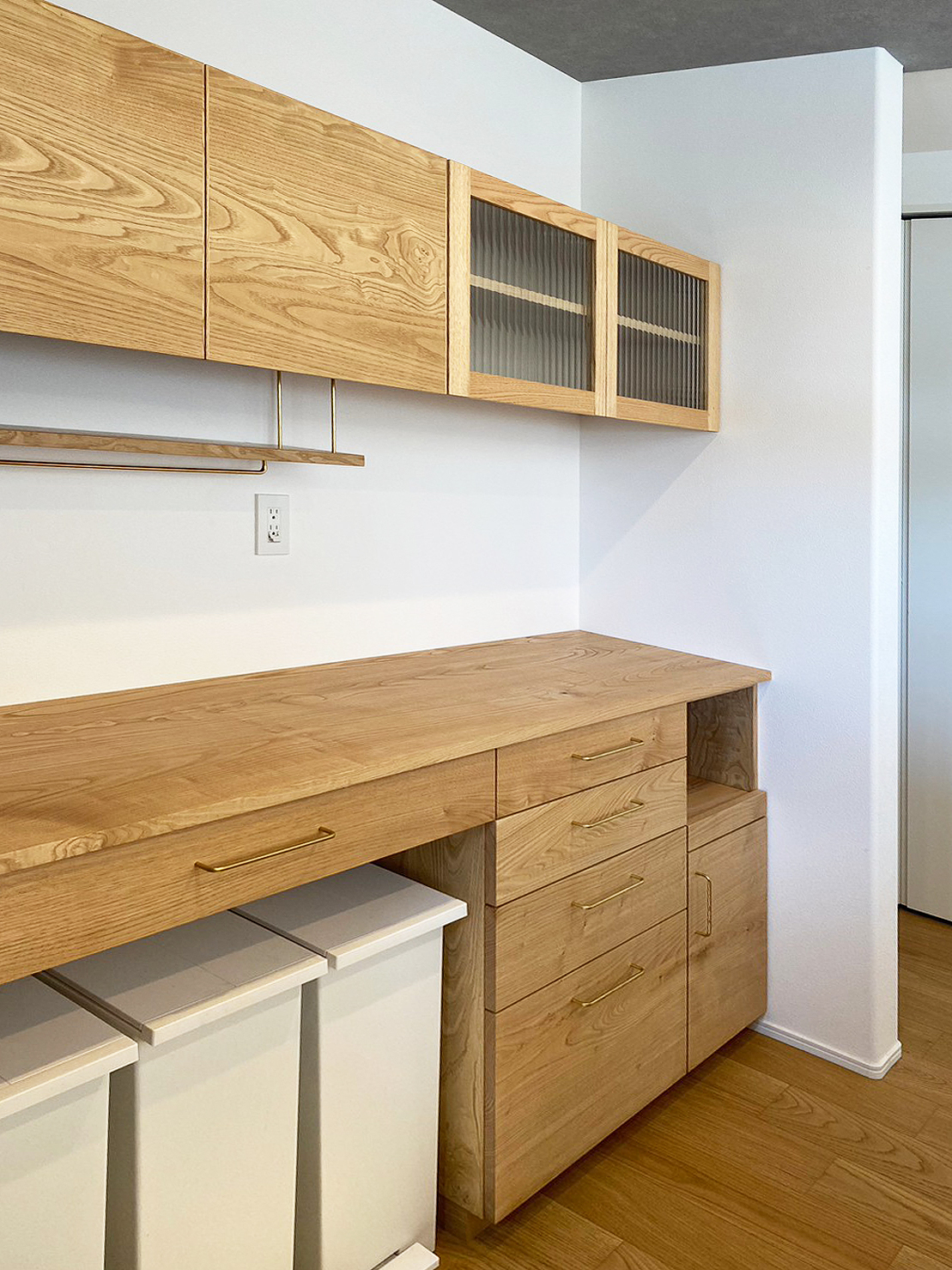 オーダー家具・オークのカップボード／関東・千葉